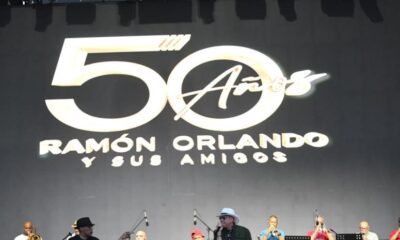 Ramón Orlando durante los ensayos de su concierto por 50 años de carrera