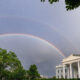 Fachada norte de la Casa Blanca en Washington, fotografía oficial de archivo