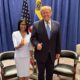 Delcy Rodríguez y Donald Trump durante su encuentro en Nueva York el 23 de septiembre de 2026