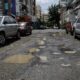 Tramo deteriorado de la calle José Desiderio Valverde en la Zona Universitaria
